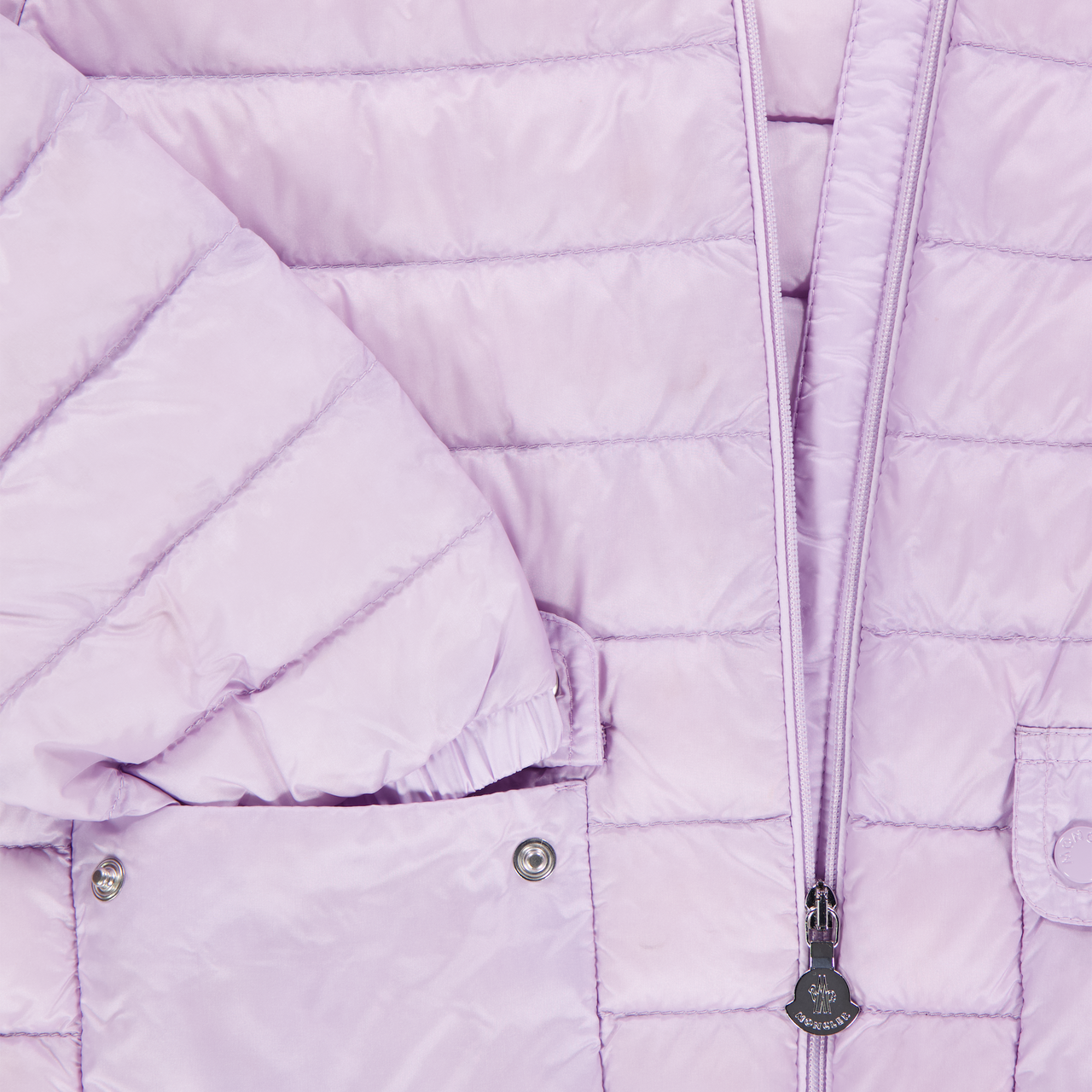 Moncler Lans Kinder Meisjes Tussenjas In Lila