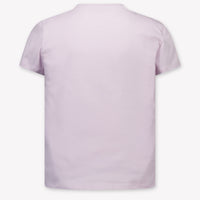 Moncler Kinder Jongens T-Shirt In Lila