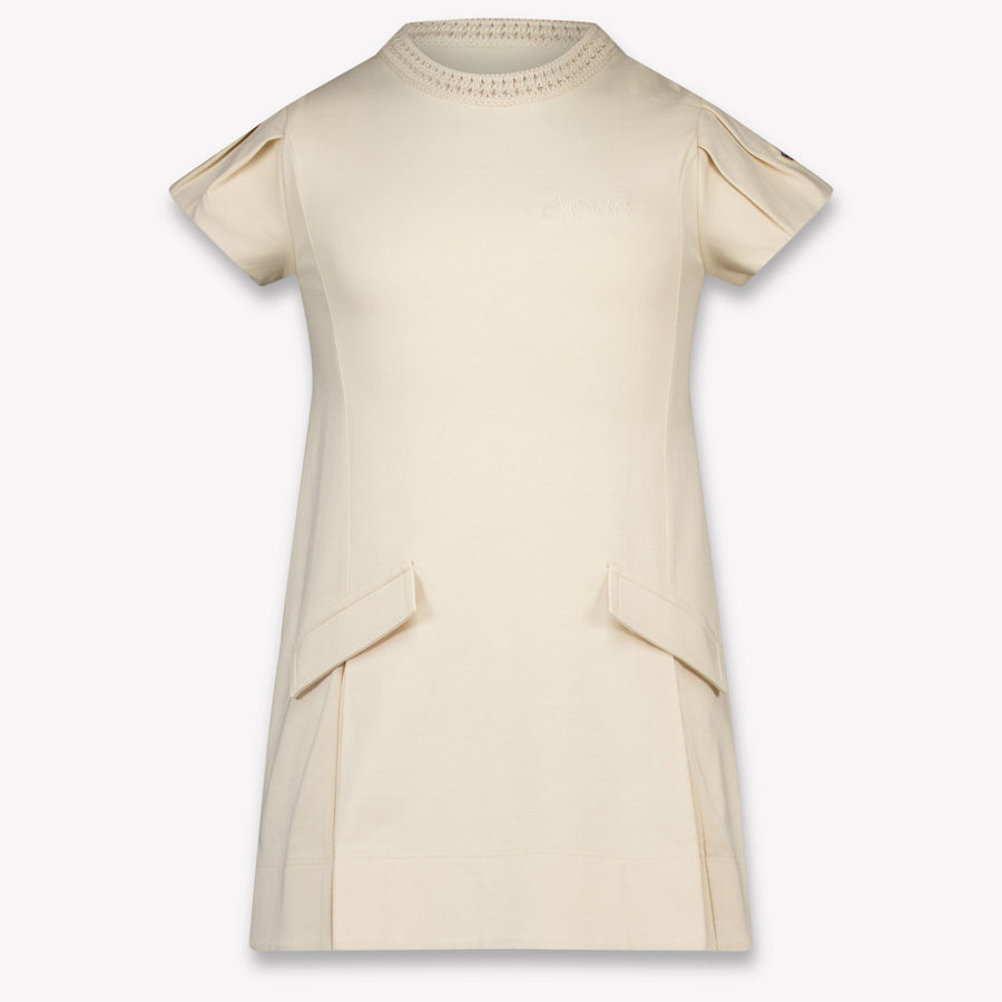 Moncler Kinder Meisjes Jurk In Off White