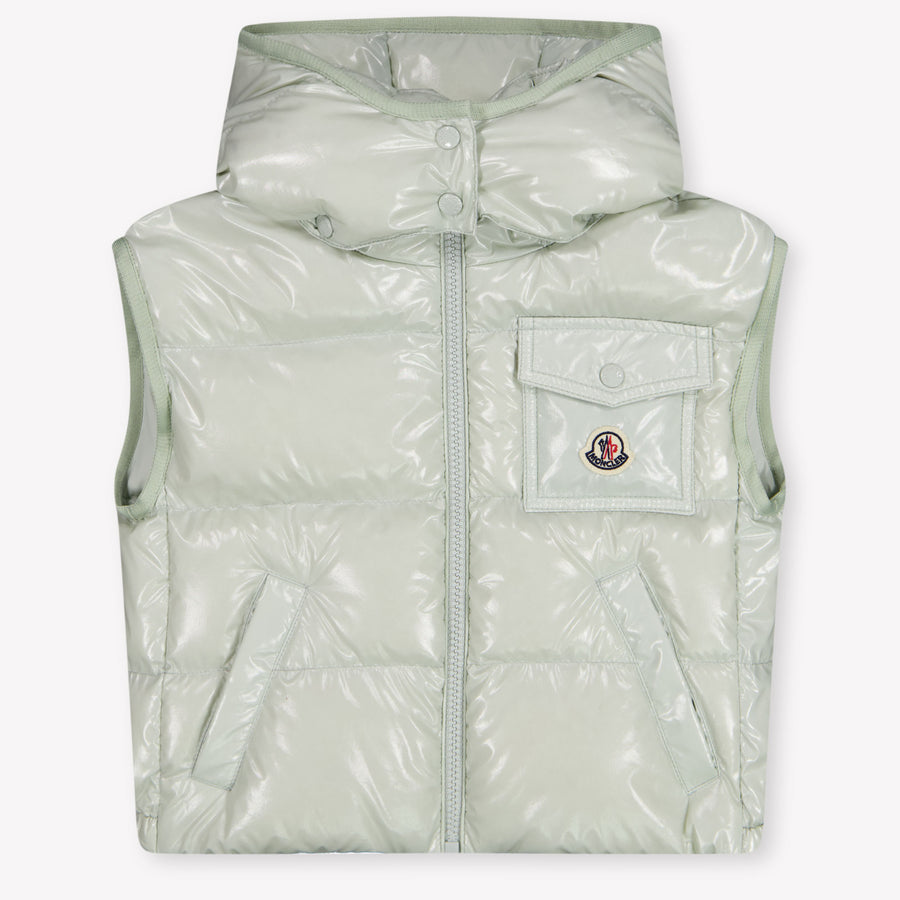 Moncler Kamile Kinder Meisjes Bodywarmer In Groen