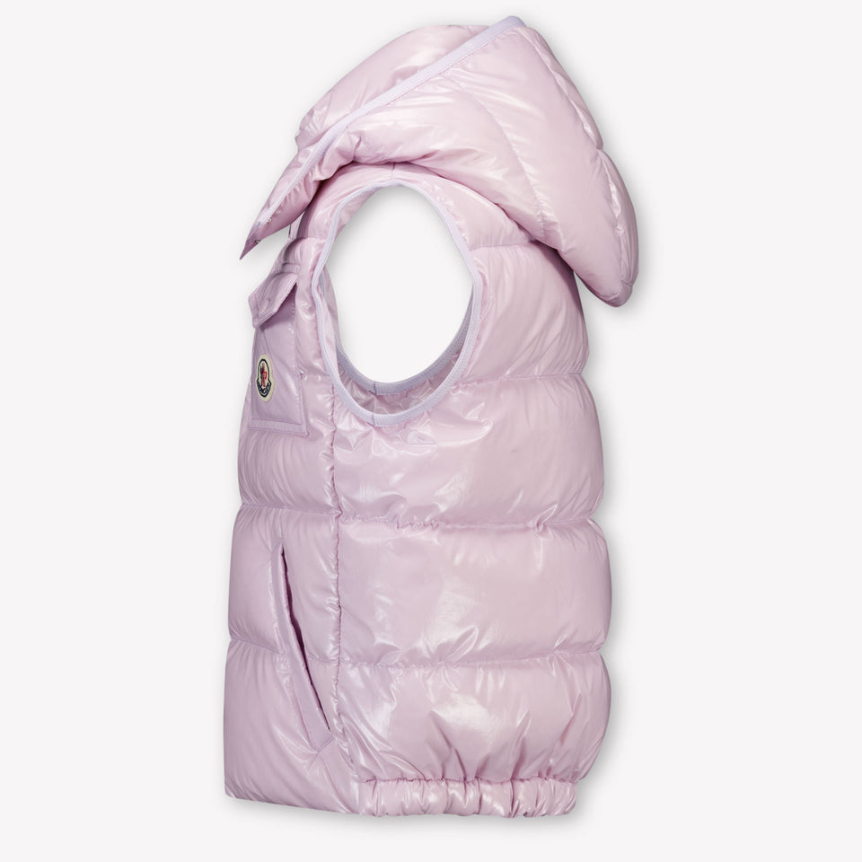 Moncler Kamile Kinder Meisjes Bodywarmer In Licht Groen