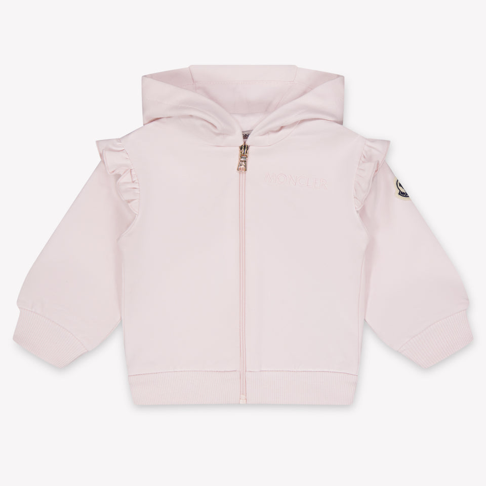 Moncler Baby Meisjes Joggingpak In Licht Roze