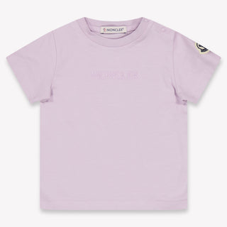 Moncler Baby Meisjes T-Shirt In Lila