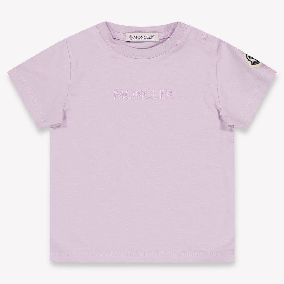 Moncler Baby Meisjes T-Shirt In Lila