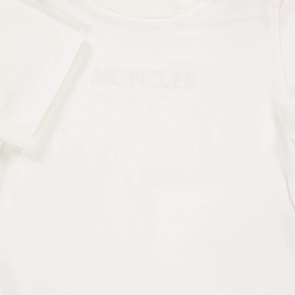 Moncler Baby Meisjes T-Shirt In Wit