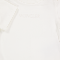 Moncler Baby Meisjes T-Shirt In Wit