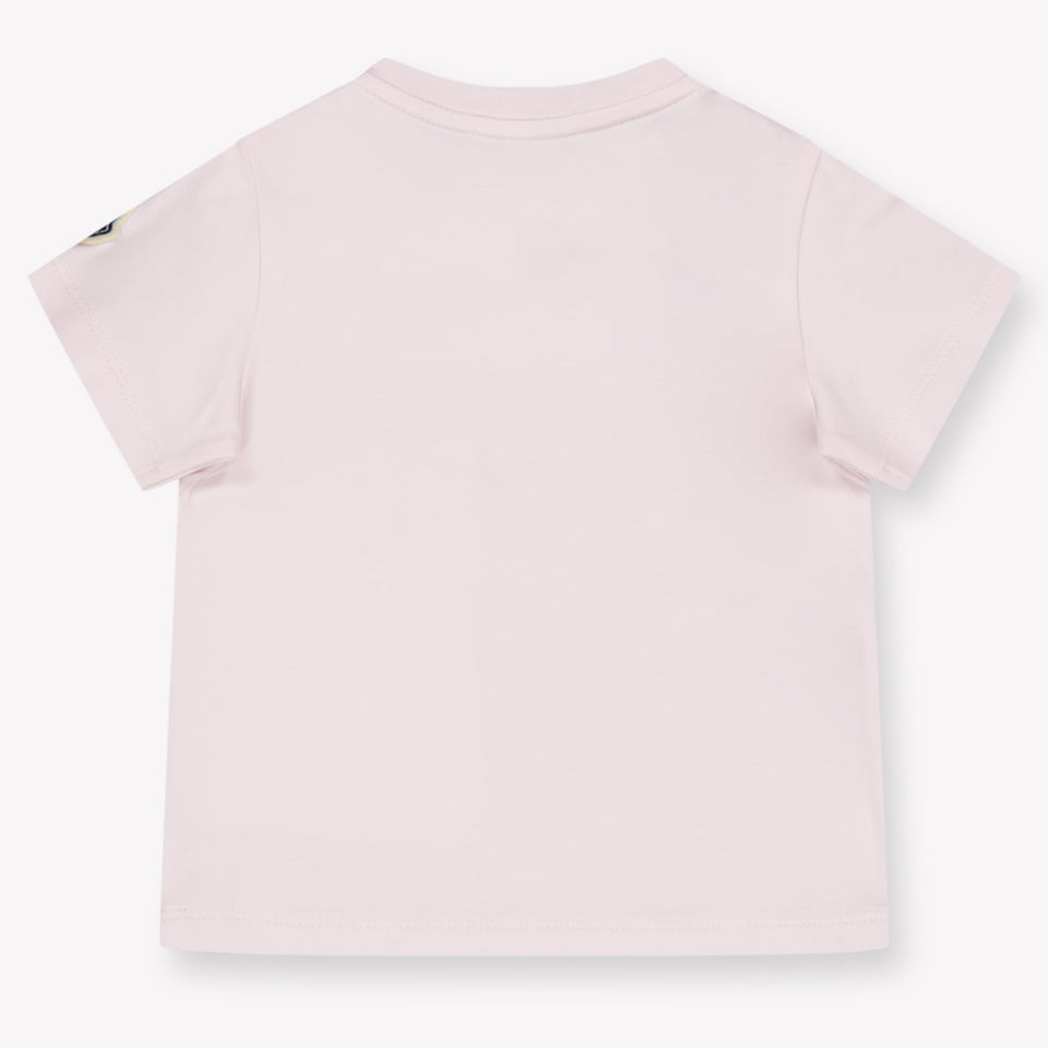 Moncler Baby Meisjes T-Shirt In Licht Roze