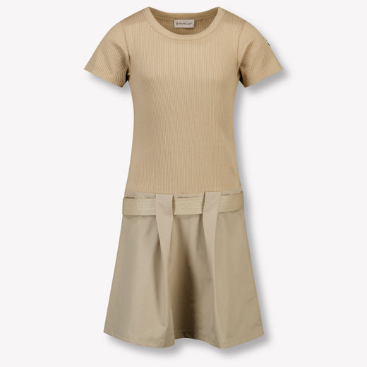 Moncler Kinder Meisjes Jurk In Beige