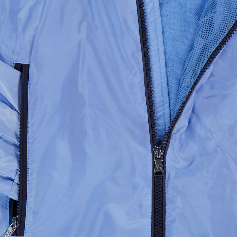 Moncler Banu Kinder Jongens Zomerjas In Licht Blauw