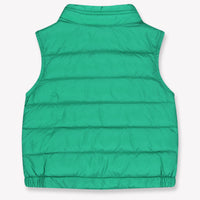 Moncler New Amaury Baby Jongens Bodywarmer In Groen