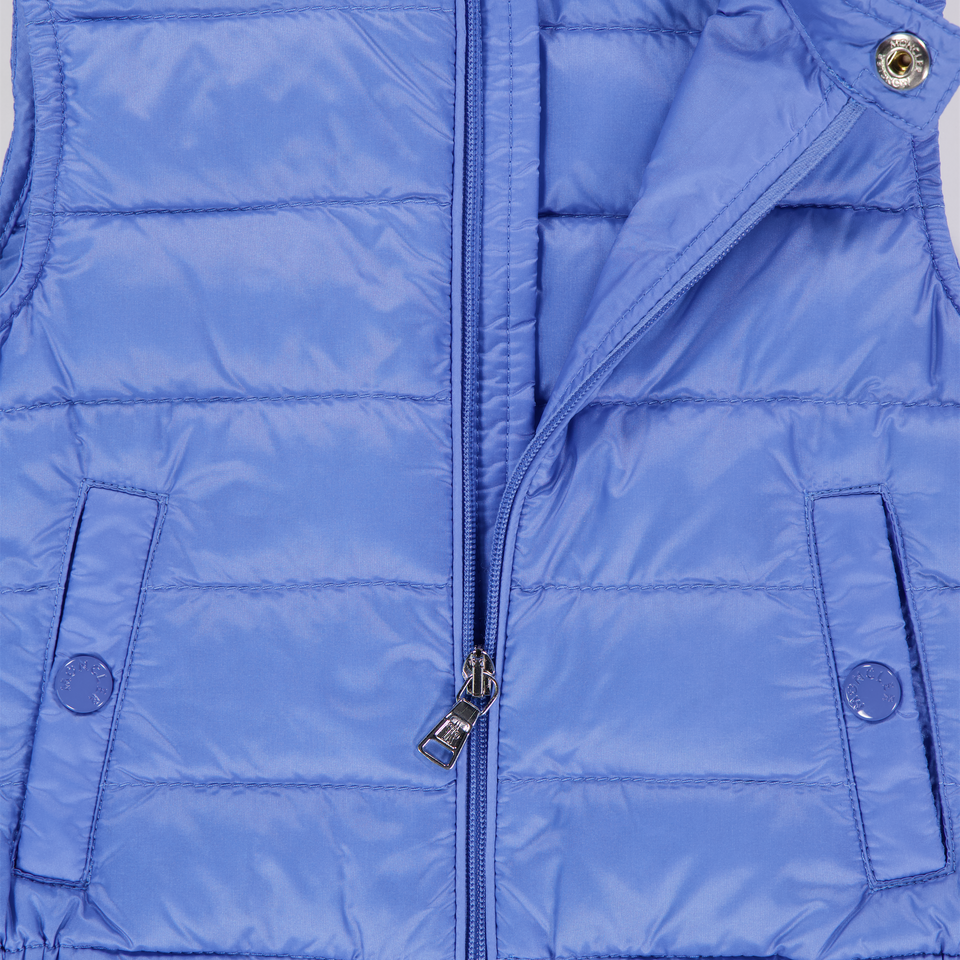 Moncler New Amaury Baby Jongens Bodywarmer In Licht Blauw