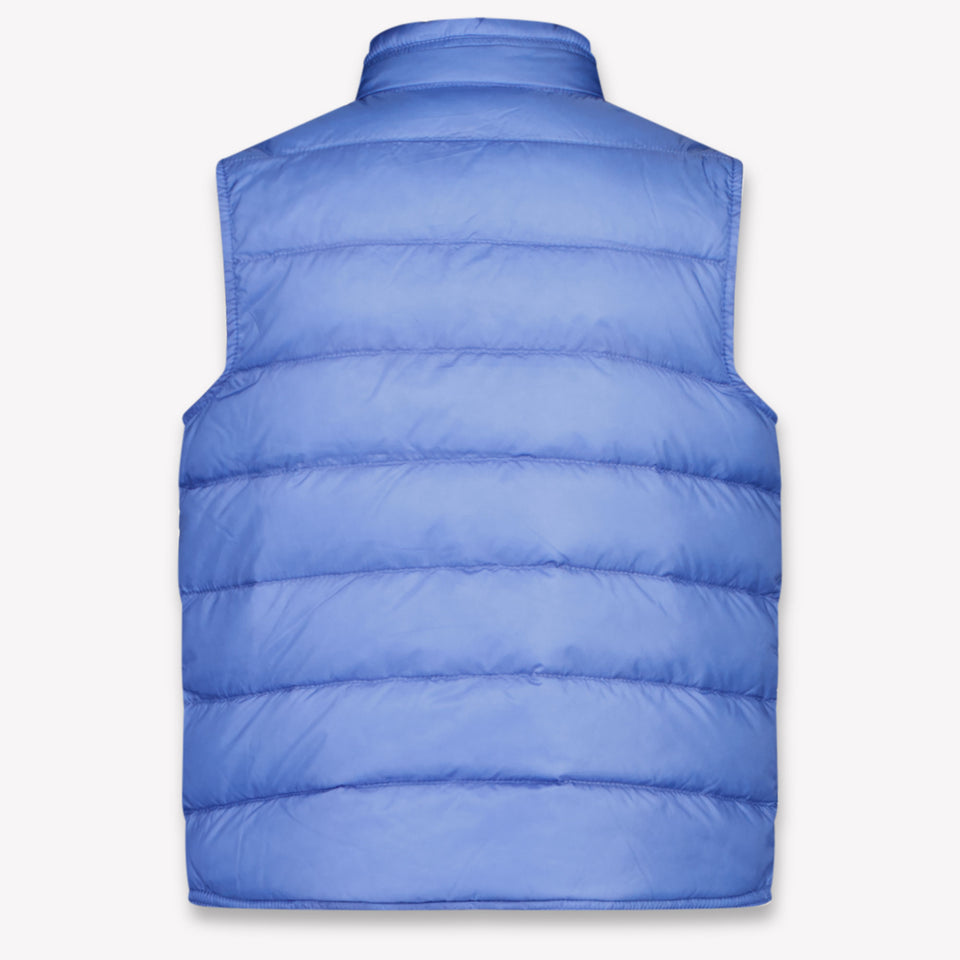 Moncler Gui Kinder Jongens Bodywarmer In Licht Blauw