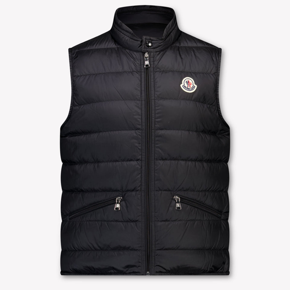 Moncler Gui Kinder Jongens Bodywarmer In Zwart
