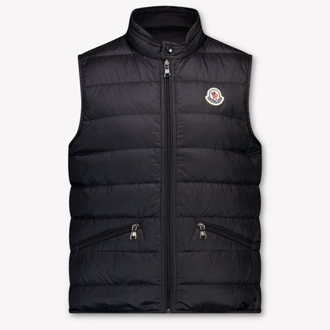 Moncler Gui Kinder Jongens Bodywarmer In Zwart
