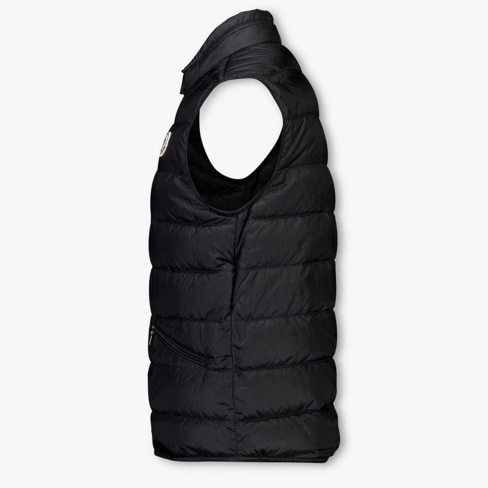 Moncler Gui Kinder Jongens Bodywarmer In Zwart