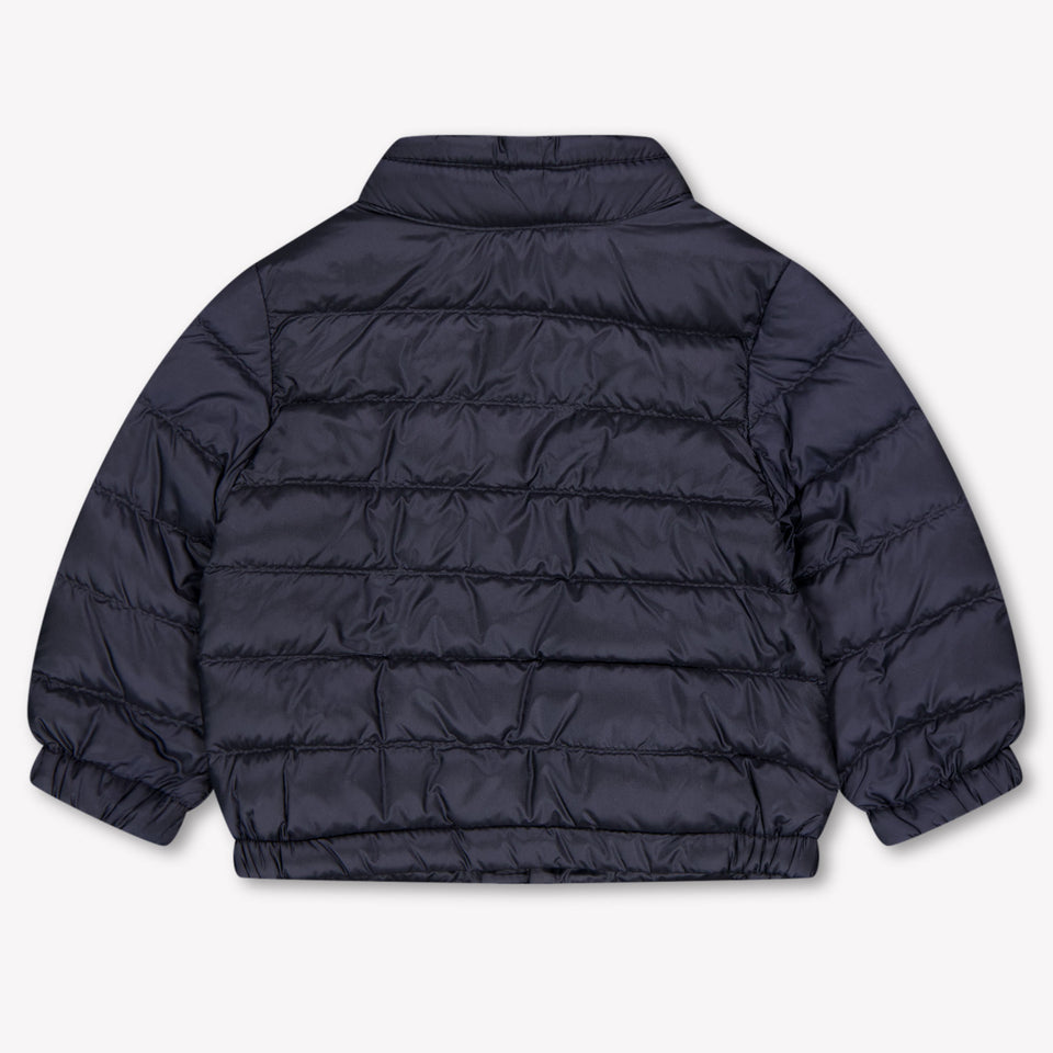 Moncler Acorus Baby Jongens Tussenjas In Navy