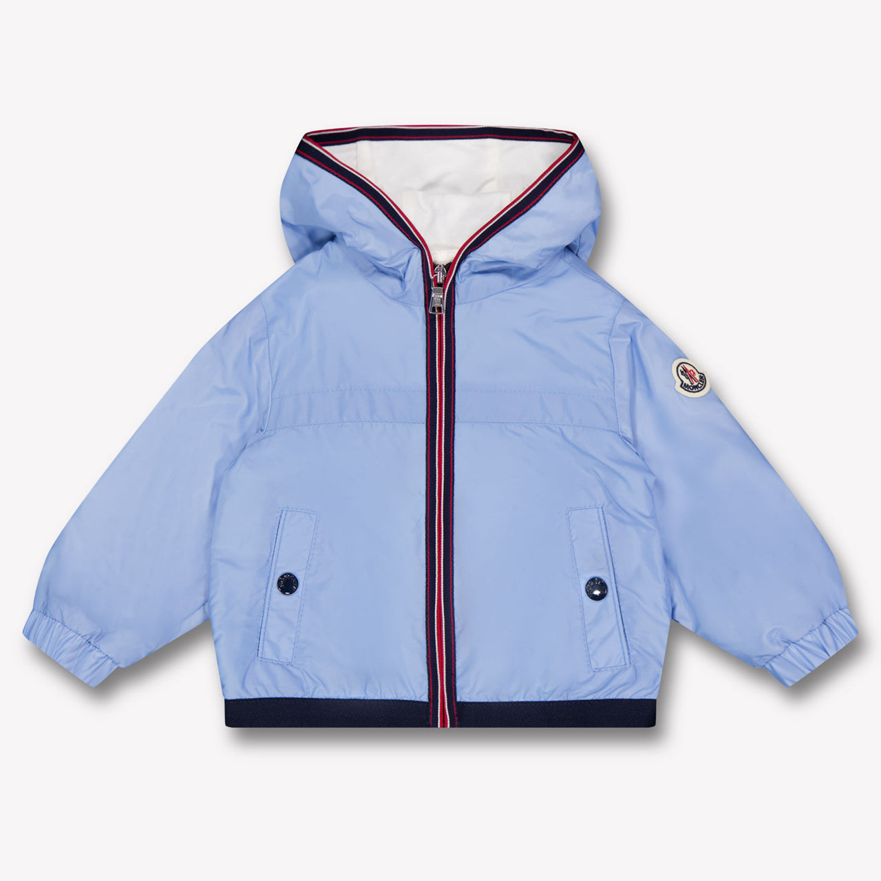 Moncler Anton Baby Jongens Zomerjas In Licht Blauw