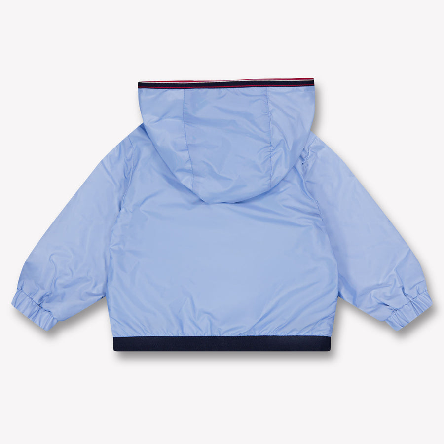 Moncler Anton Baby Jongens Zomerjas In Licht Blauw