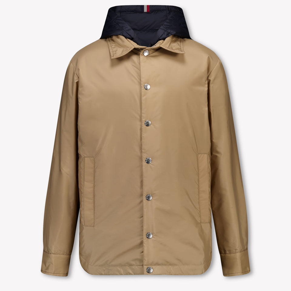 Moncler Adil Kinder Jongens Zomerjas In Camel