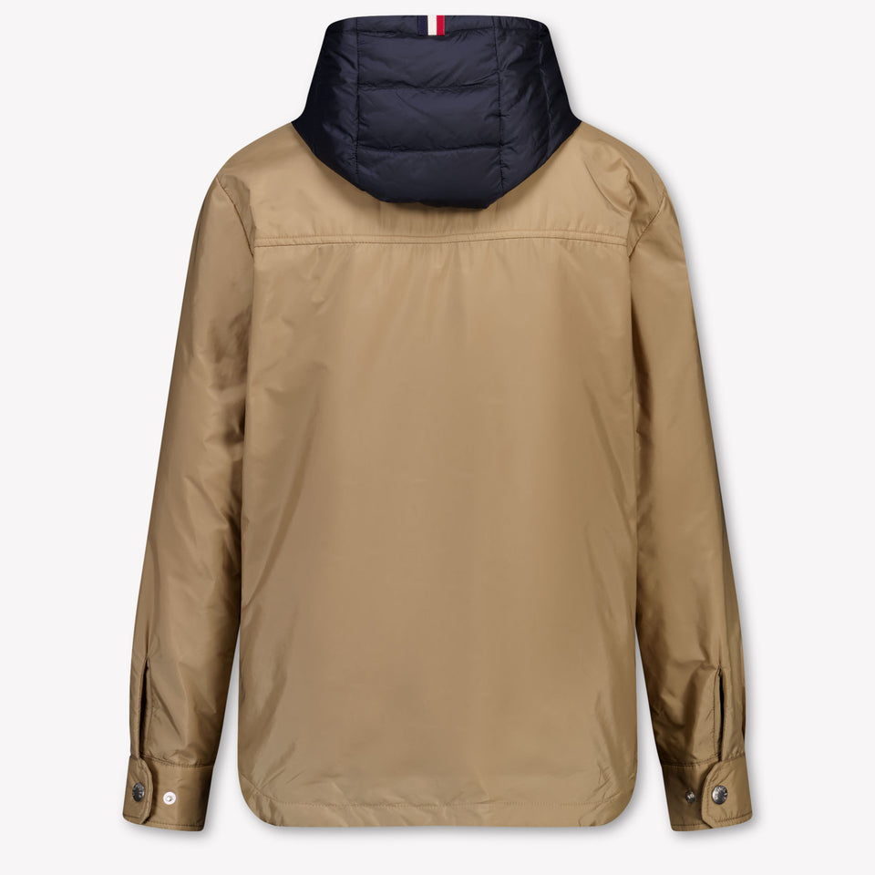 Moncler Adil Kinder Jongens Zomerjas In Camel