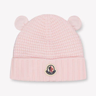 Moncler Baby Unisex Muts In Licht Roze