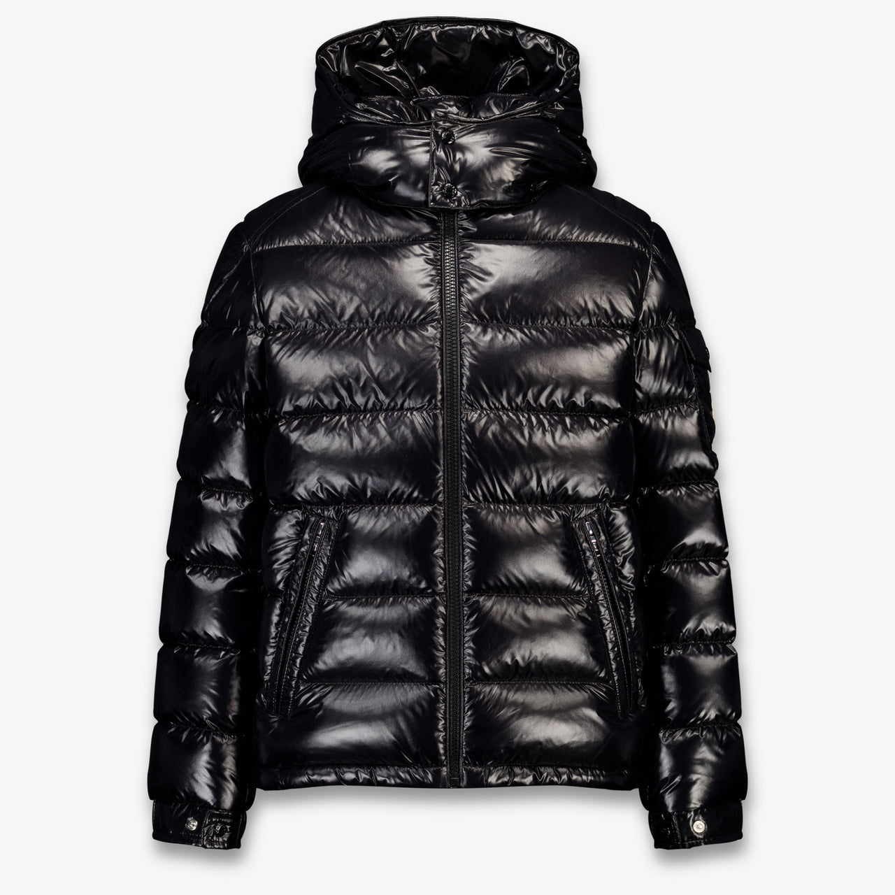 Moncler New Maya Kinder Jongens Winterjas In Zwart