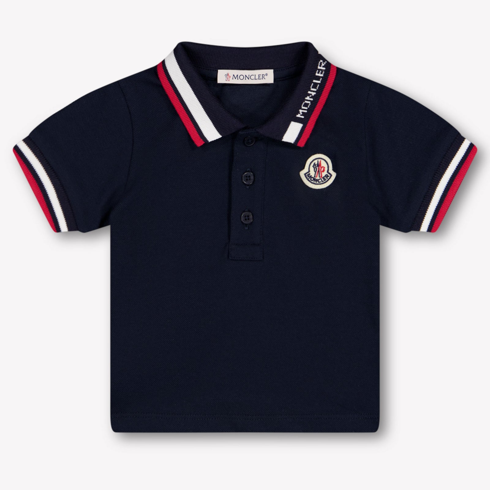 Moncler Baby Jongens Polo In Navy