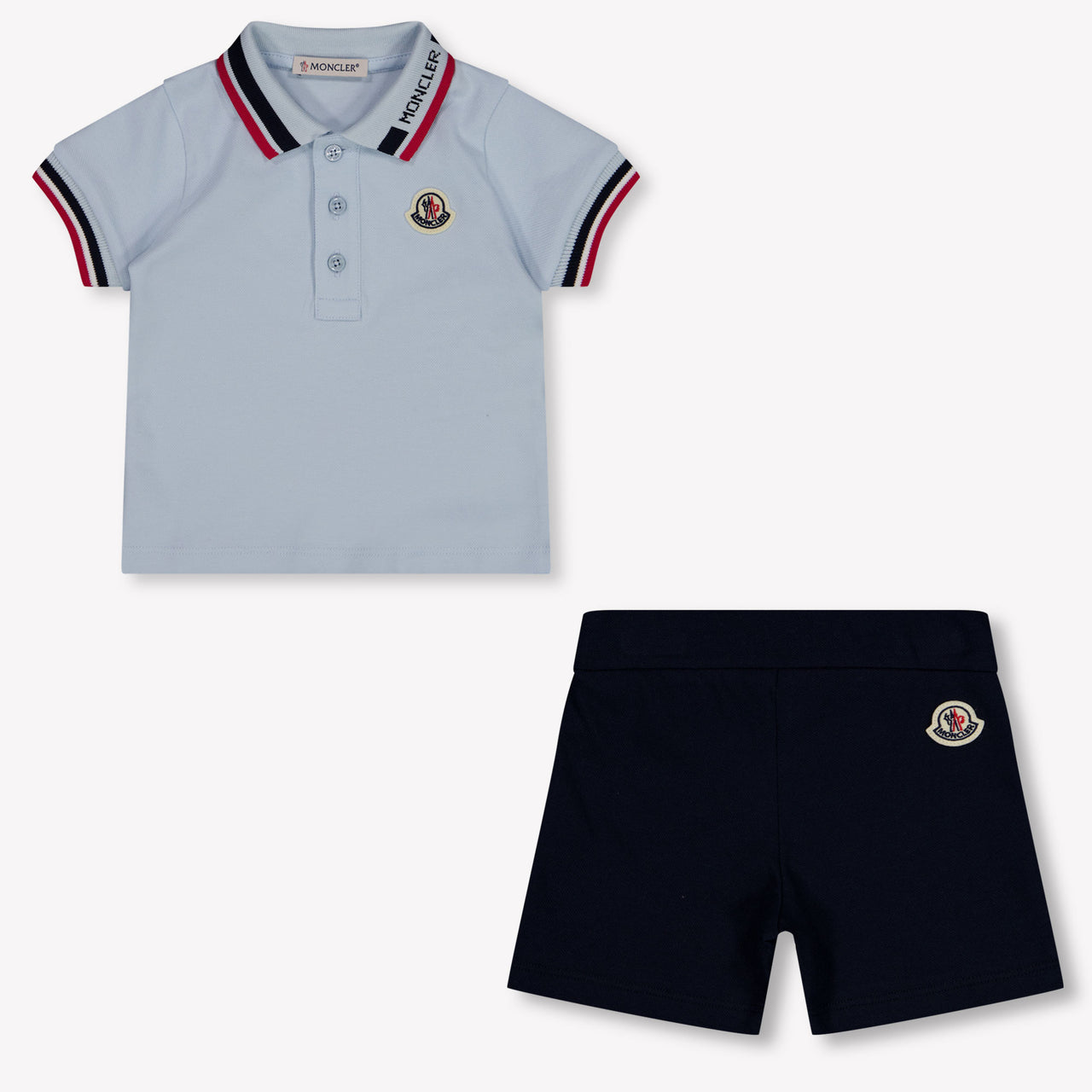 Moncler Baby Jongens Setje In Licht Blauw