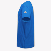 Moncler Kinder Jongens T-Shirt In Turquoise