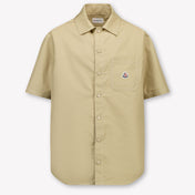 Moncler Kinder Jongens Blouse In Beige