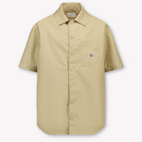 Moncler Kinder Jongens Blouse In Beige