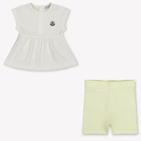 Moncler Baby Meisjes Setje In Geel