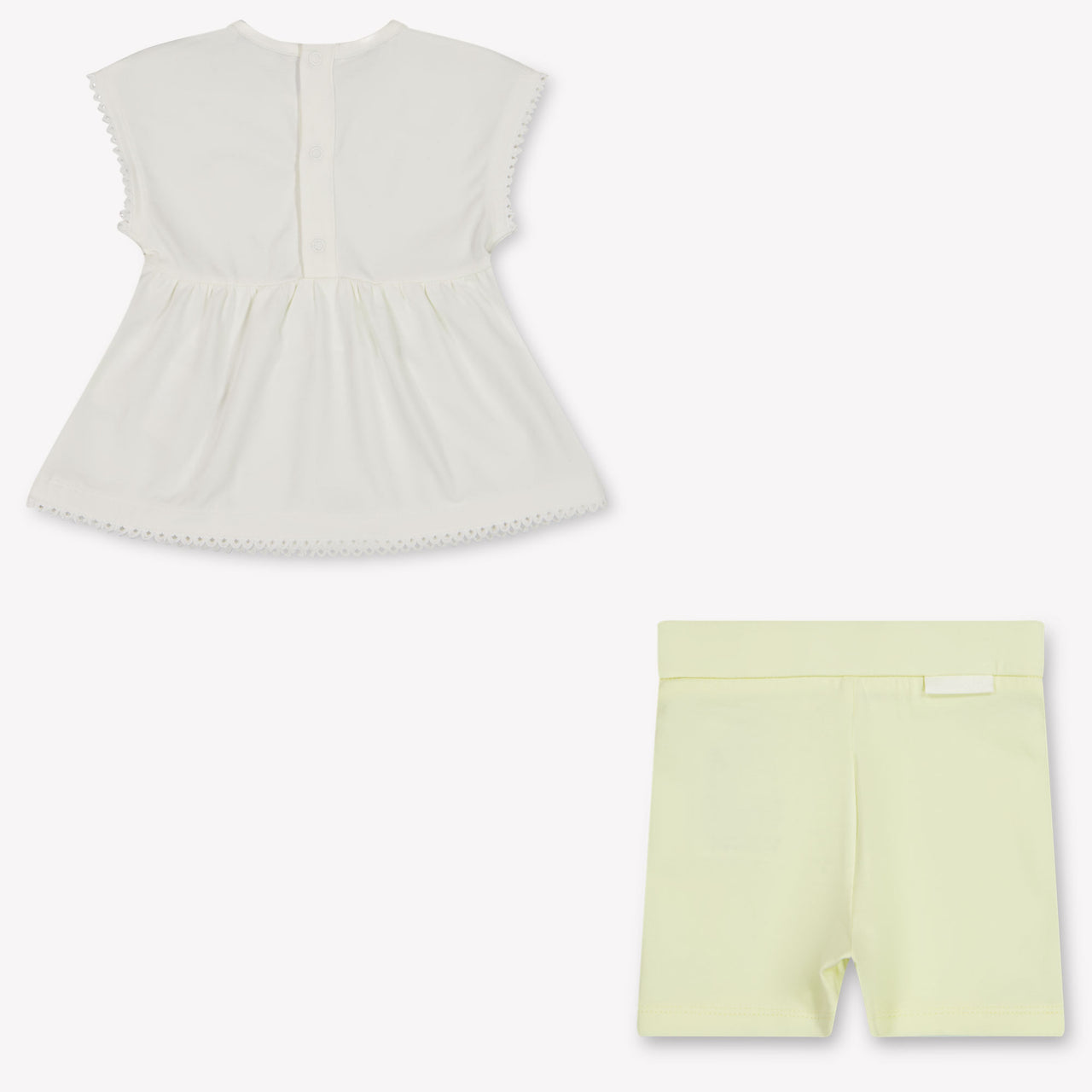Moncler Baby Meisjes Setje In Geel