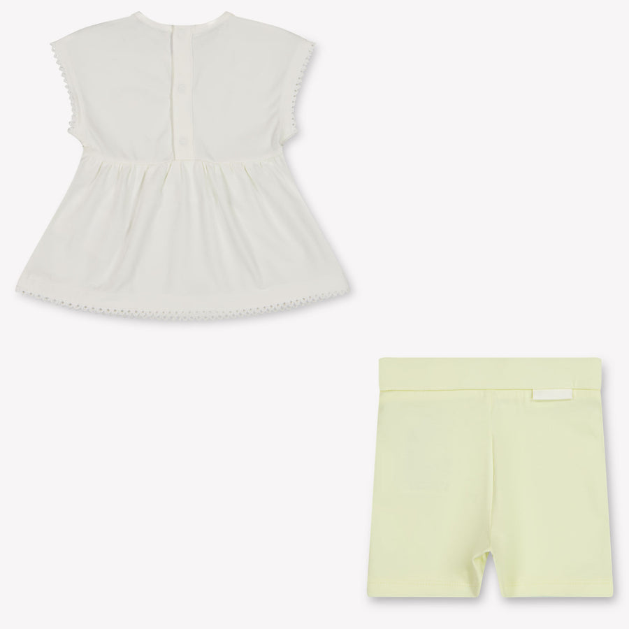 Moncler Baby Meisjes Setje In Geel