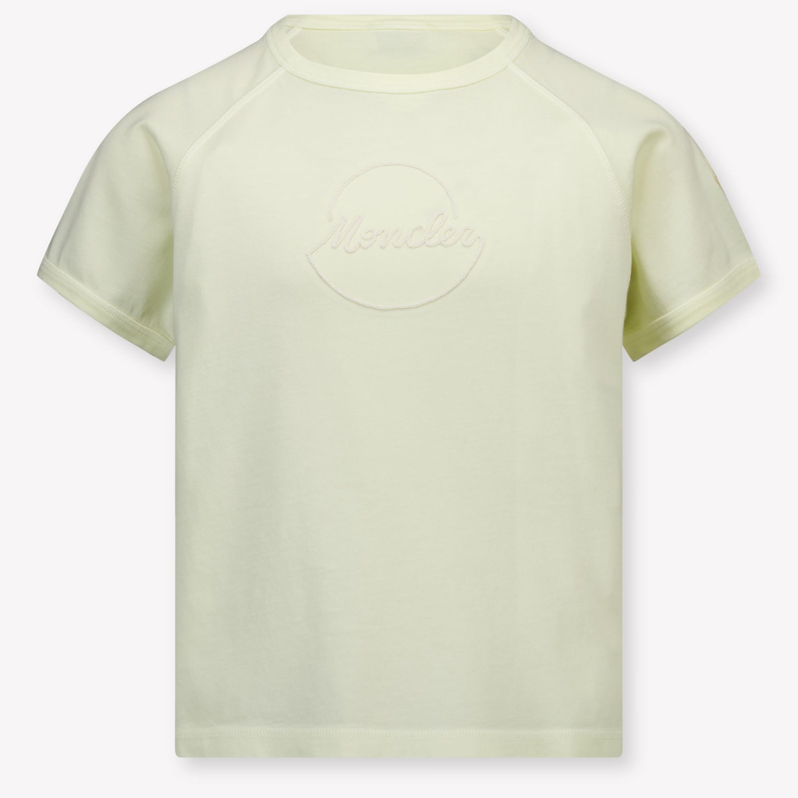 Moncler Kinder Meisjes T-Shirt In Geel