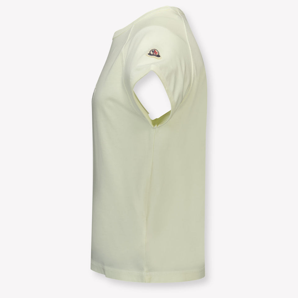 Moncler Kinder Meisjes T-Shirt In Geel