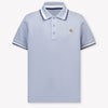 Moncler Kinder Jongens Polo In Licht Blauw