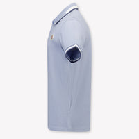 Moncler Kinder Jongens Polo In Licht Blauw