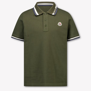 Moncler Kinder Jongens Polo In Army