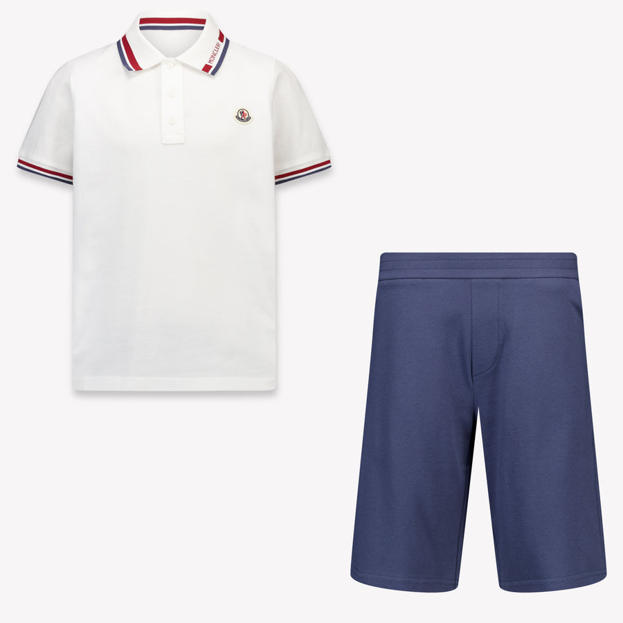 Moncler Kinder Jongens Setje In Wit