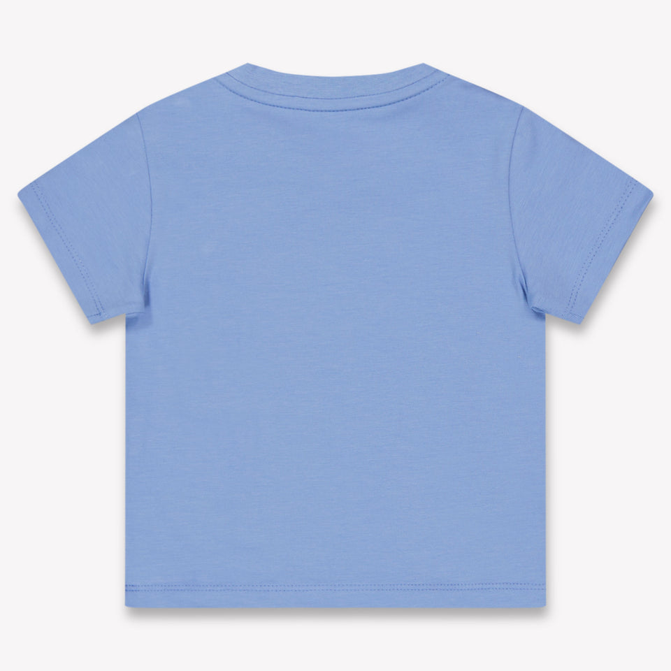 Moncler Baby Jongens T-Shirt In Licht Blauw