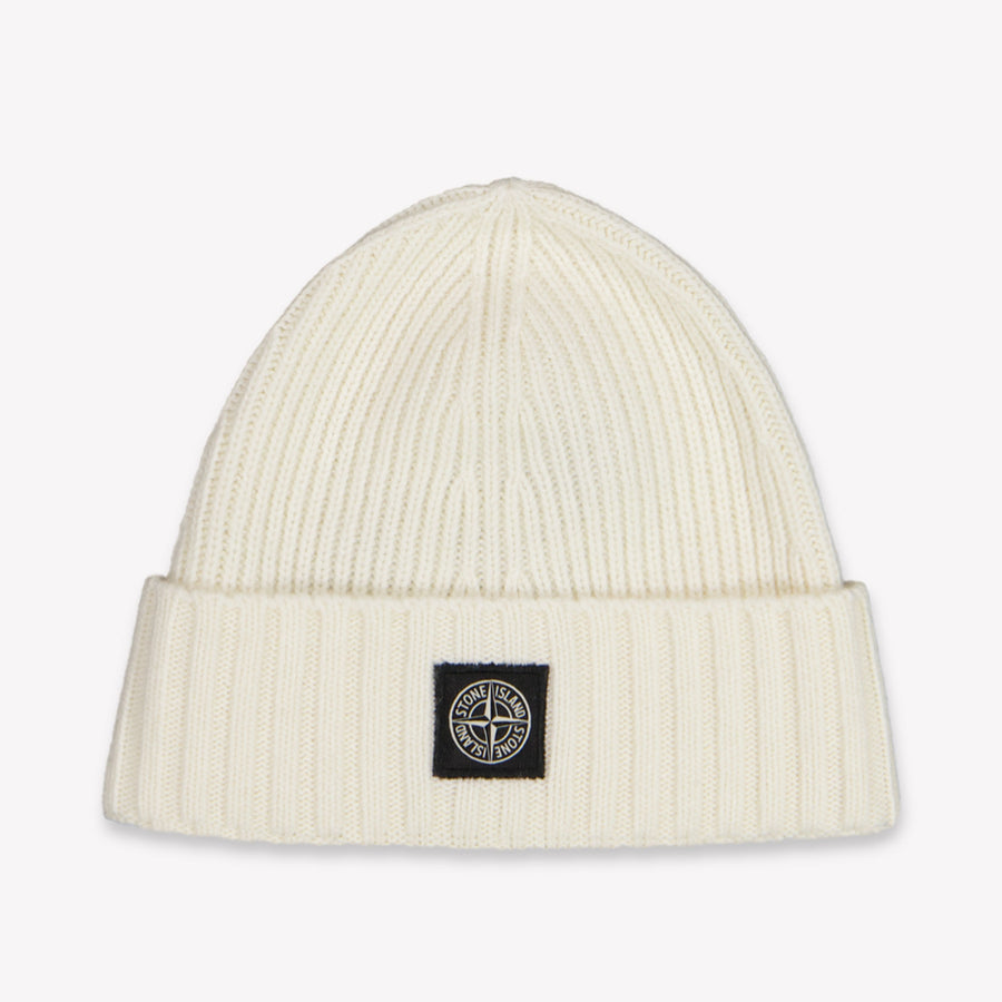 Stone Island Kinder Jongens Muts In Off White
