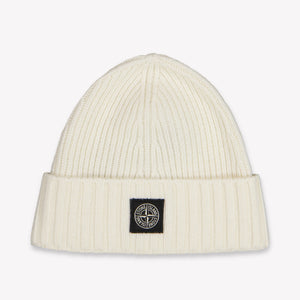 Stone Island Kinder Jongens Muts In Off White