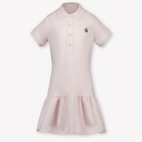 Moncler Kinder Meisjes Jurk In Licht Roze