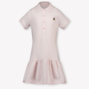 Moncler Kinder Meisjes Jurk In Licht Roze