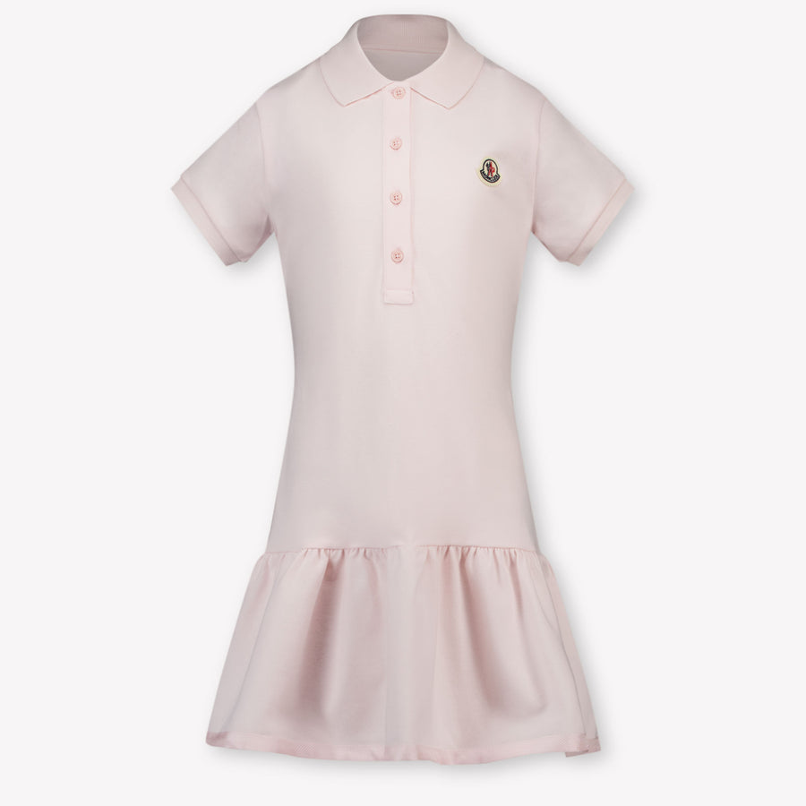 Moncler Kinder Meisjes Jurk In Licht Roze