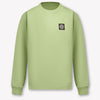 Stone Island Kinder Jongens T-Shirt In Olijf Groen