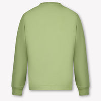Stone Island Kinder Jongens T-Shirt In Olijf Groen