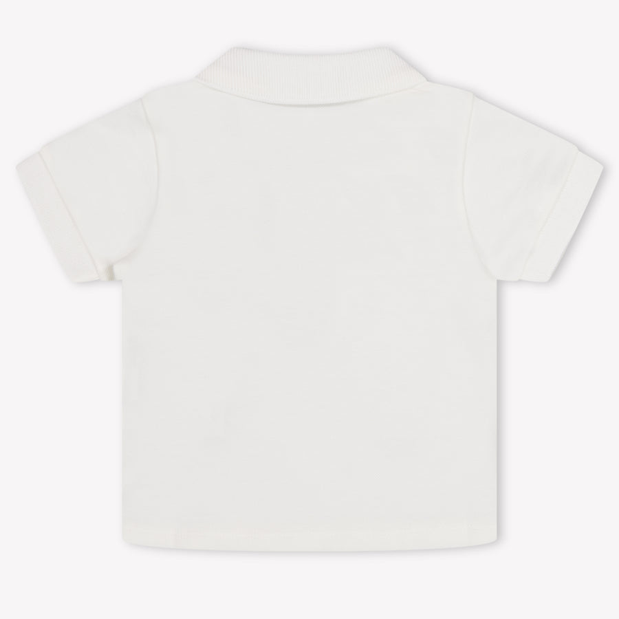 Moncler Baby Jongens Polo In Wit