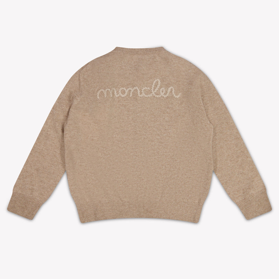 Moncler Baby Unisex Trui In Beige